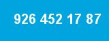 926 452 17 87 926 452 17 87